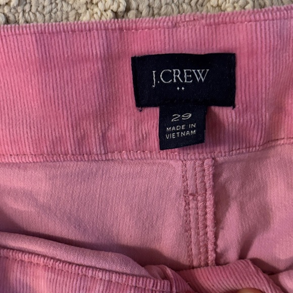 J. Crew Factory Pink Corduroy Pants - Picture 2 of 7